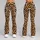 Golden Tan and Black Leopard Spots for Chic Everyday Style, Travel, and Weekend Wear Leggings - 9