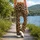 Golden Tan and Black Leopard Spots for Chic Everyday Style, Travel, and Weekend Wear Leggings - 12