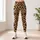Golden Tan and Black Leopard Spots for Chic Everyday Style, Travel, and Weekend Wear Leggings - 6