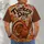 Cartoon Turkey And Autumn Leaves For Thanksgiving Gatherings And Fall Celebrations All-over Print Unisex T-shirt - 6