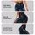Distressed Indigo Denim Texture for Everyday Casual Style and All-Season Wear Leggings - 8