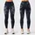 Distressed Indigo Denim Texture for Everyday Casual Style and All-Season Wear Leggings - 3