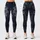 Distressed Indigo Denim Texture for Everyday Casual Style and All-Season Wear Leggings - 1