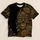 Golden Floral Sugar Skull for Day of the Dead Celebrations and Gothic Style All-over Print Unisex T-shirt - 1