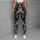 Monochrome Skull And Raven Motifs For Alternative Streetwear And Halloween Night Style Leggings - 6