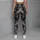 Monochrome Skull And Raven Motifs For Alternative Streetwear And Halloween Night Style Leggings - 4