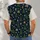 Navy Christmas Trees, Bells and Snowflakes for Festive Holiday Celebrations and Parties All-over Print Unisex T-shirt - 4