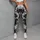 Black And White Tie Dye Swirls For Everyday Streetwear And Relaxed Weekend Outings Leggings - 6