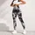 Black And White Tie Dye Swirls For Everyday Streetwear And Relaxed Weekend Outings Leggings - 6
