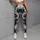 Black And White Tie Dye Swirls For Everyday Streetwear And Relaxed Weekend Outings Leggings - 4