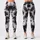 Black And White Tie Dye Swirls For Everyday Streetwear And Relaxed Weekend Outings Leggings - 1