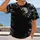 Bald Eagle Camo Chest Emblem for Outdoor Adventure and Rugged Casual Style for Men All-over Print Unisex T-shirt - 2