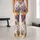 Watercolor Pumpkins And Wildflowers For Cozy Autumn Outings And Everyday Fall Style Leggings - 10
