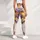 Watercolor Pumpkins And Wildflowers For Cozy Autumn Outings And Everyday Fall Style Leggings - 5
