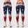 Red White And Blue Star Celebration For Summer Fourth Of July Family Gatherings Leggings - 3