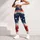 Red White And Blue Star Celebration For Summer Fourth Of July Family Gatherings Leggings - 5