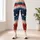 Red White And Blue Star Celebration For Summer Fourth Of July Family Gatherings Leggings - 6
