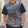 Whitetail Buck in Frosted Woodland for Winter Hunting and Outdoor Scouting Trips All-over Print Unisex T-shirt - 5