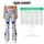 Red Blue Wildflowers on Ivory for Breezy Beach Days and Fresh Summer Outings for Her Leggings - 7
