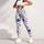 Red Blue Wildflowers on Ivory for Breezy Beach Days and Fresh Summer Outings for Her Leggings - 5