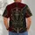 Burgundy Christian Armor Of God Shield And Sword For Church And Bible Study Fellowship All-over Print Unisex T-shirt - 6