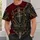 Burgundy Christian Armor Of God Shield And Sword For Church And Bible Study Fellowship All-over Print Unisex T-shirt - 5