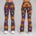 Cute Pumpkin Spider Bones and Stars for Playful Halloween Season Style Leggings - 9