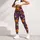 Cute Pumpkin Spider Bones and Stars for Playful Halloween Season Style Leggings - 6