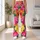 Tropical Hibiscus Blooms for Sunny Beach Days and Colorful Summer Outings Leggings - 10