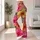 Tropical Hibiscus Blooms for Sunny Beach Days and Colorful Summer Outings Leggings - 11