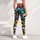 Colorful Gothic Skulls for Halloween Parties and Playful Dark Style Leggings - 5