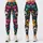 Colorful Gothic Skulls for Halloween Parties and Playful Dark Style Leggings - 3