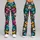 Colorful Gothic Skulls for Halloween Parties and Playful Dark Style Leggings - 9