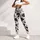 Black Botanical Blooms for Everyday Outings and Relaxed Commuting Leggings - 5