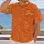 Burnt Orange Paisley With Texas Script for Western Country Getaways and Casual Days All-over Print Unisex T-shirt - 2
