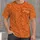 Burnt Orange Paisley With Texas Script for Western Country Getaways and Casual Days All-over Print Unisex T-shirt - 4