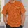 Burnt Orange Paisley With Texas Script for Western Country Getaways and Casual Days All-over Print Unisex T-shirt - 5