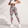 Rouge Rose Blossoms on Ivory for Garden Parties and Breezy Coastal Summer Getaways Leggings - 5