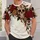 Sugar Skull and Baroque Roses for Day of the Dead Celebrations and Festival Style Wear All-over Print Unisex T-shirt - 5