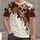 Sugar Skull and Baroque Roses for Day of the Dead Celebrations and Festival Style Wear All-over Print Unisex T-shirt - 4