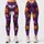 Purple Pumpkin Ghosts And Bats For Playful Halloween Celebrations And Autumn Nights Leggings - 3