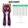 Purple Pumpkin Ghosts And Bats For Playful Halloween Celebrations And Autumn Nights Leggings - 7