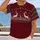 Ivory Reindeer and Snowflakes for Festive Christmas Gatherings and Winter Golf All-over Print Unisex T-shirt - 2