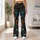 Jewel-Toned Botanical Motifs for Elegant Everyday and Evening Style for Women Leggings - 12