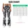Bold Monochrome Camouflage Motif for Casual Streetwear and Everyday Style for Women Leggings - 7