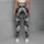 Bold Monochrome Camouflage Motif for Casual Streetwear and Everyday Style for Women Leggings - 4