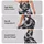 Bold Monochrome Camouflage Motif for Casual Streetwear and Everyday Style for Women Leggings - 2