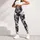 Bold Monochrome Camouflage Motif for Casual Streetwear and Everyday Style for Women Leggings - 5