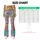 Colorful Retro Alphabet Motifs for Playful Everyday Style and Weekend Outings for Women Leggings - 7