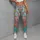 Colorful Retro Alphabet Motifs for Playful Everyday Style and Weekend Outings for Women Leggings - 6